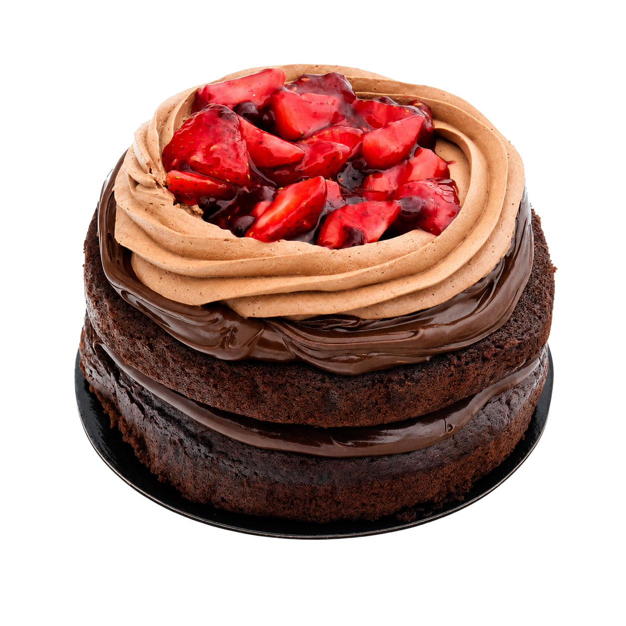 Tarta de Nutella y fresas